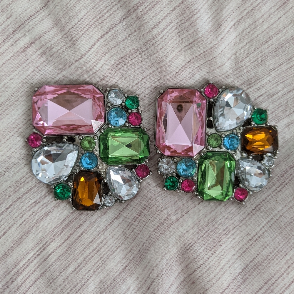 Lindsay Phillips Rhinestone Snaps EUC